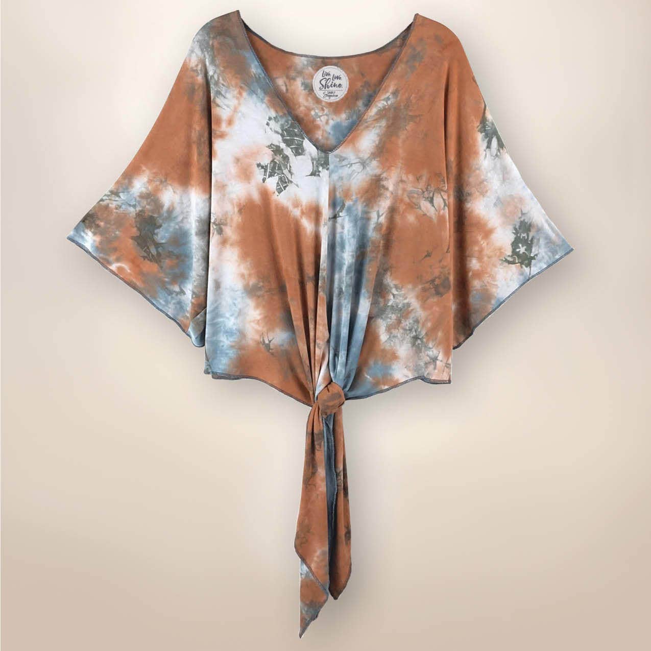 Cholla Paige Tie Front Kimono