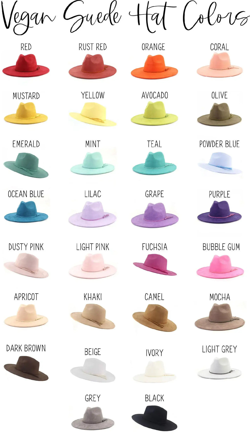 Engraved Wildflowers & Wild Horses Hat