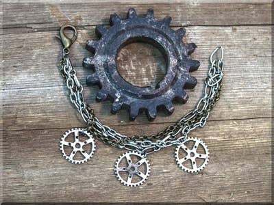 Salvage Gears Bracelet