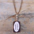 Seeker Of Happiness Car Charm - Necklace