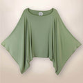 Cactus Green Luna Midwaist Top