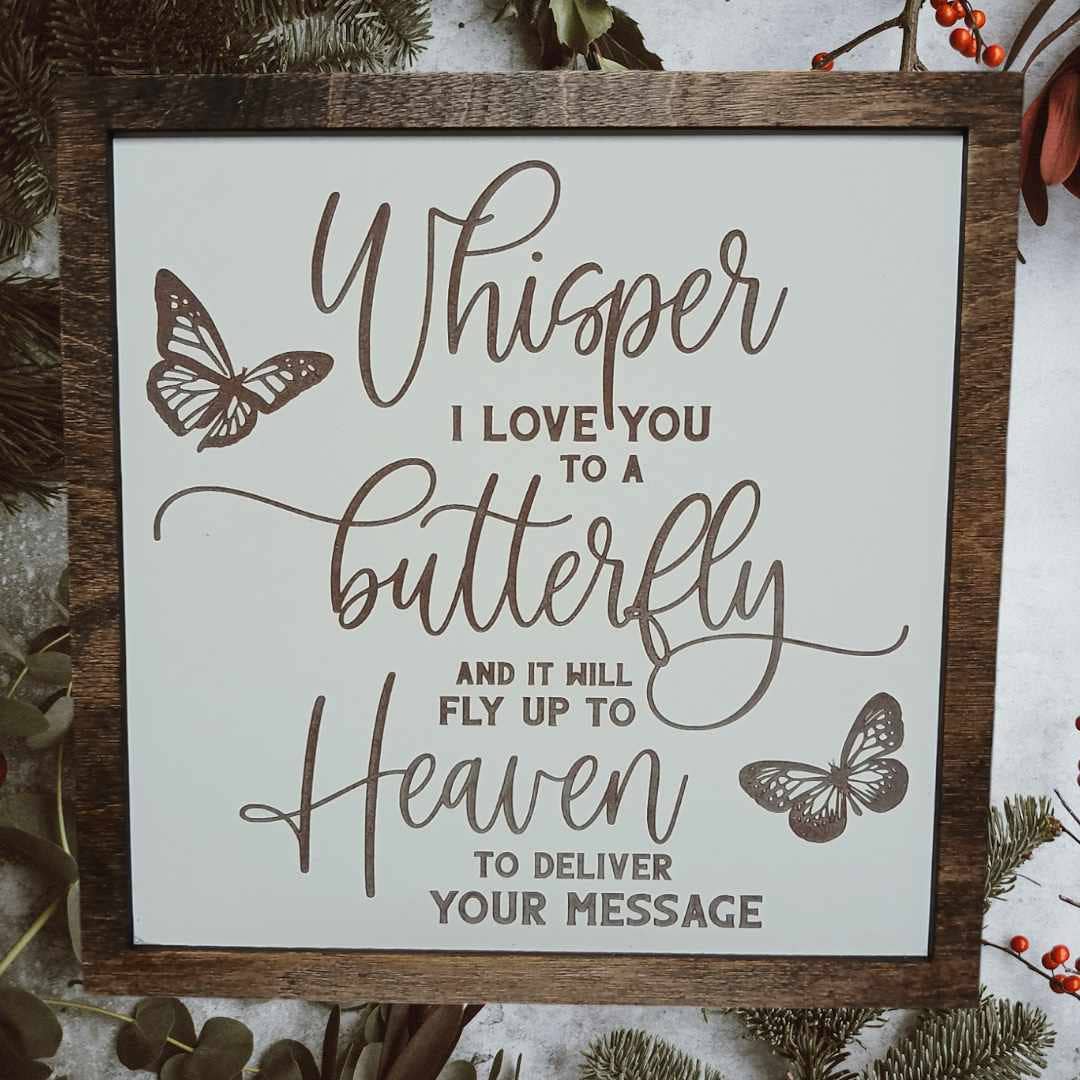 Mourning, grief, butterfly, heaven, death, memorial, unique