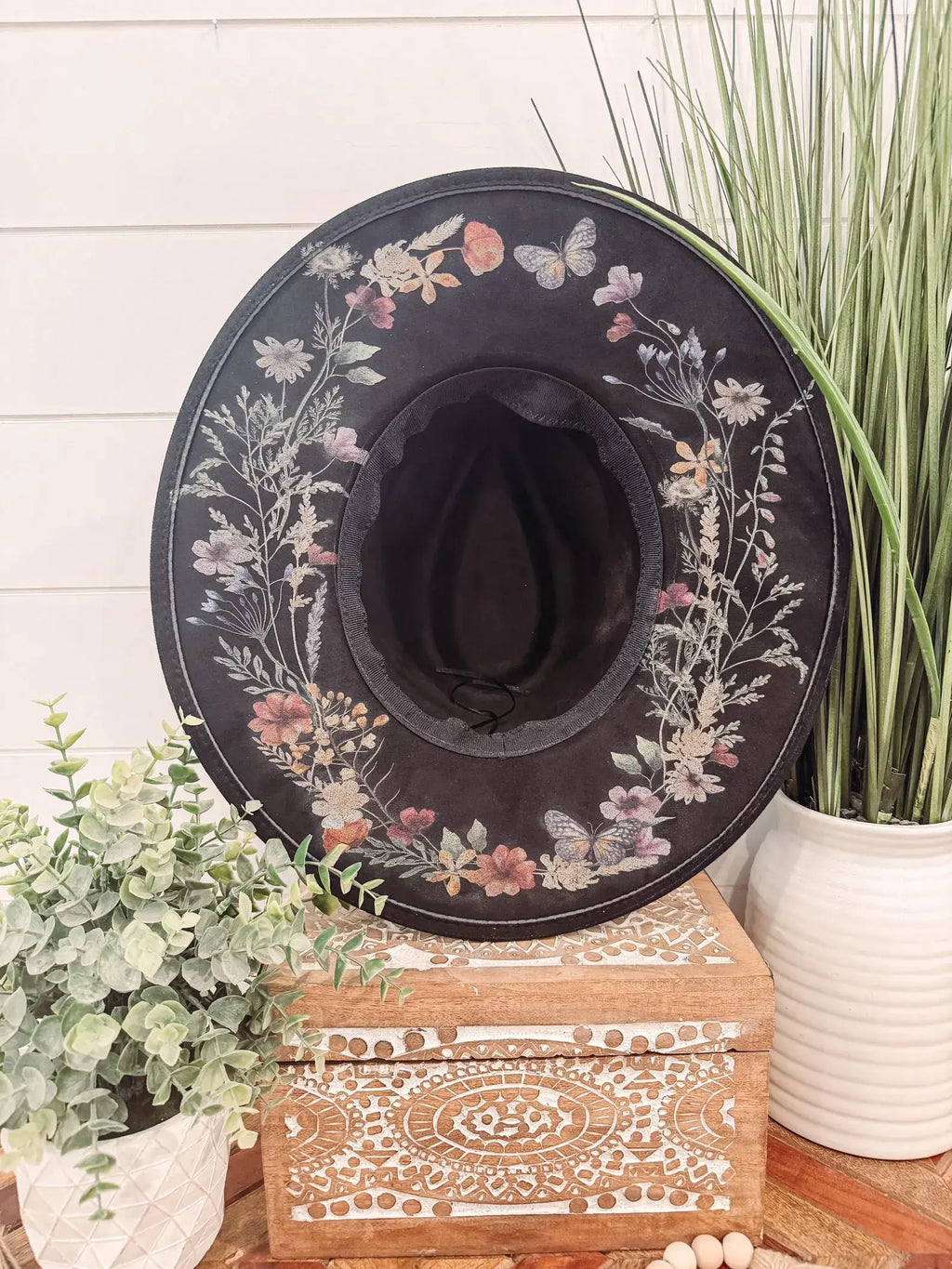 Floral Print Hat