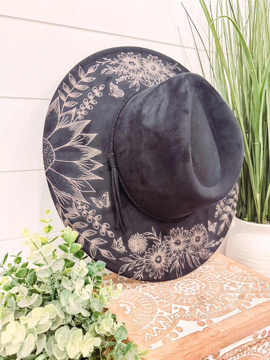 Floral Print Hat