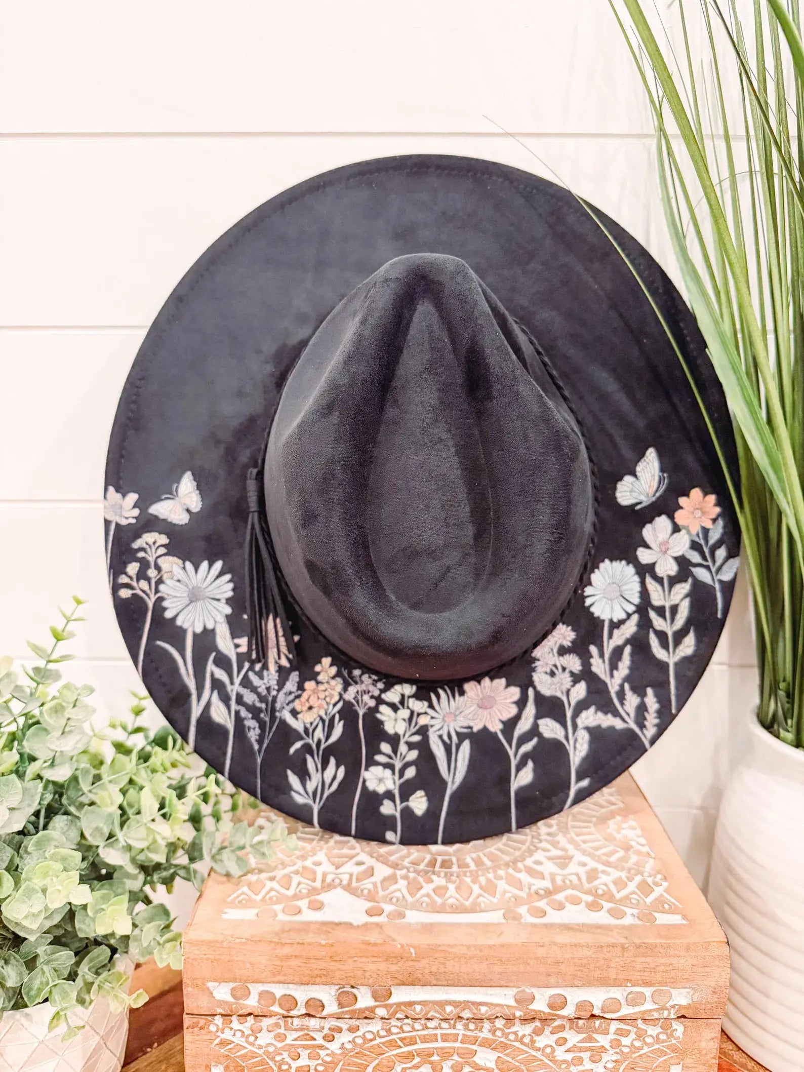 Floral Print Hat