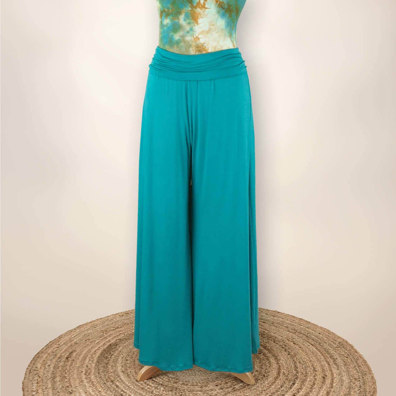 Turquoise Tillie S/M Gaucho Pants