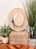 Engraved Floral Hat