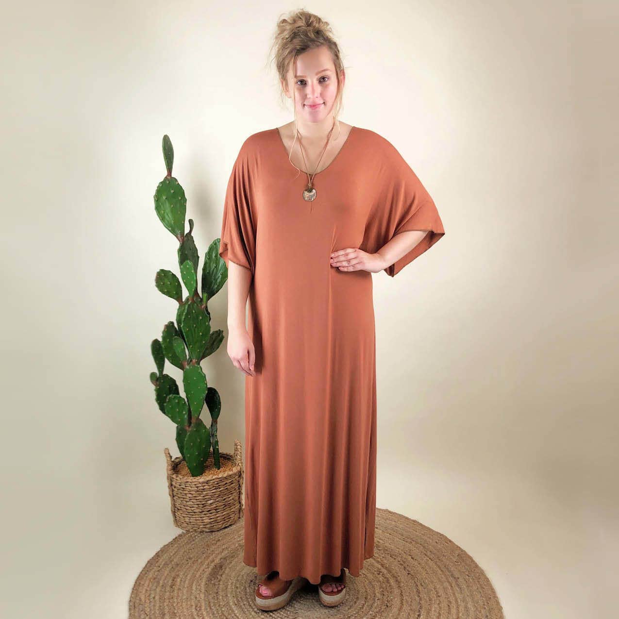 San Pedro Adele Caftan Dress