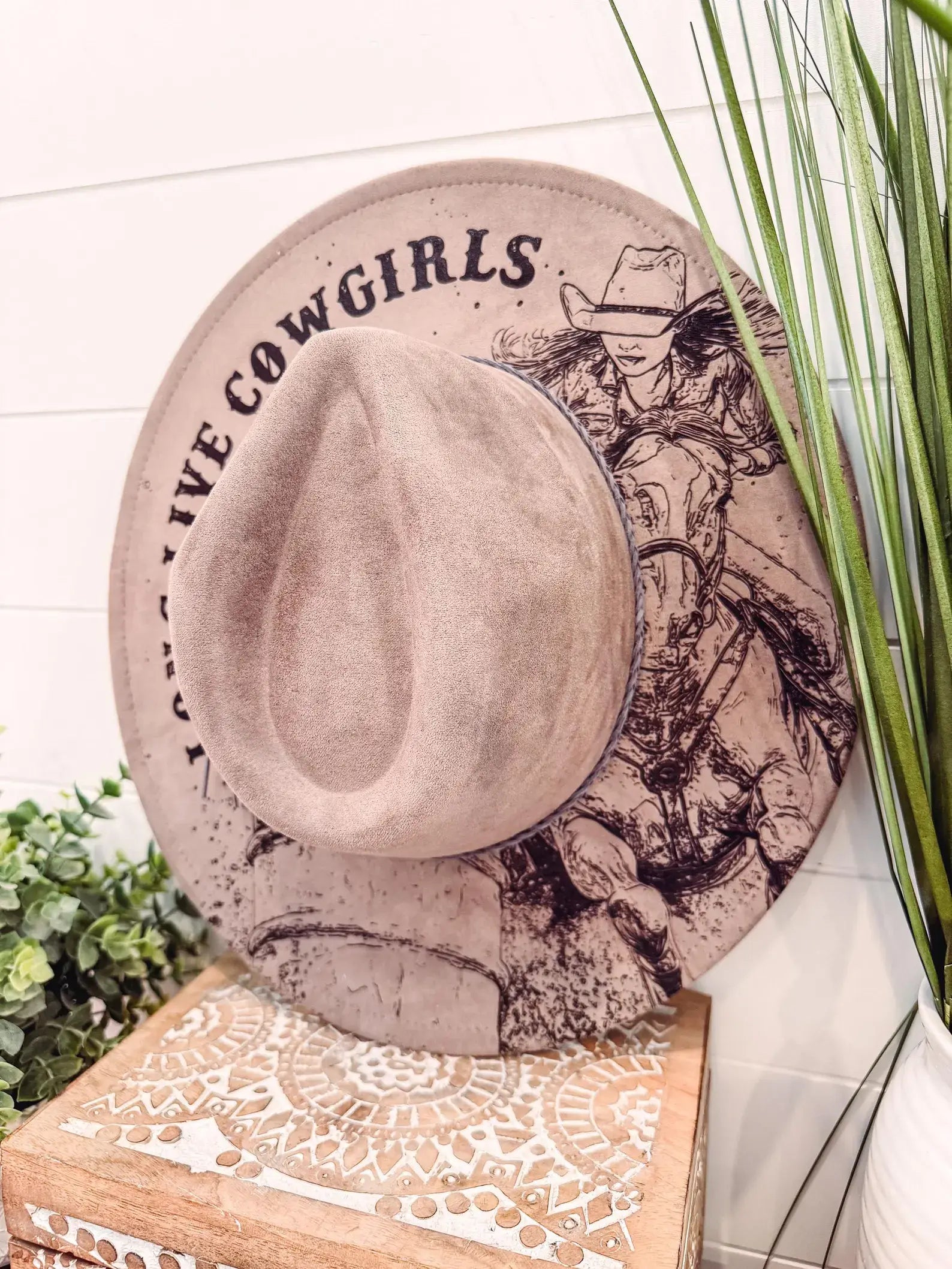 Engraved Barrel Racing Hat