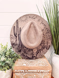 Engraved Desert Scene Hat