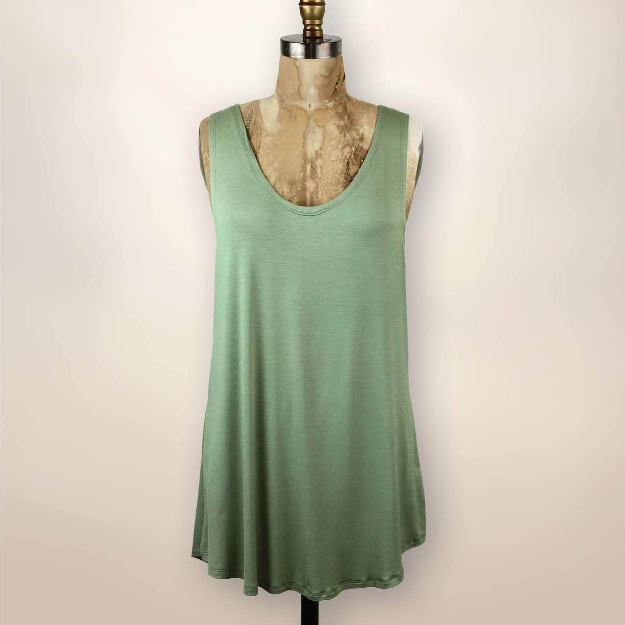 Cactus Green Cleo  L/XL Tank