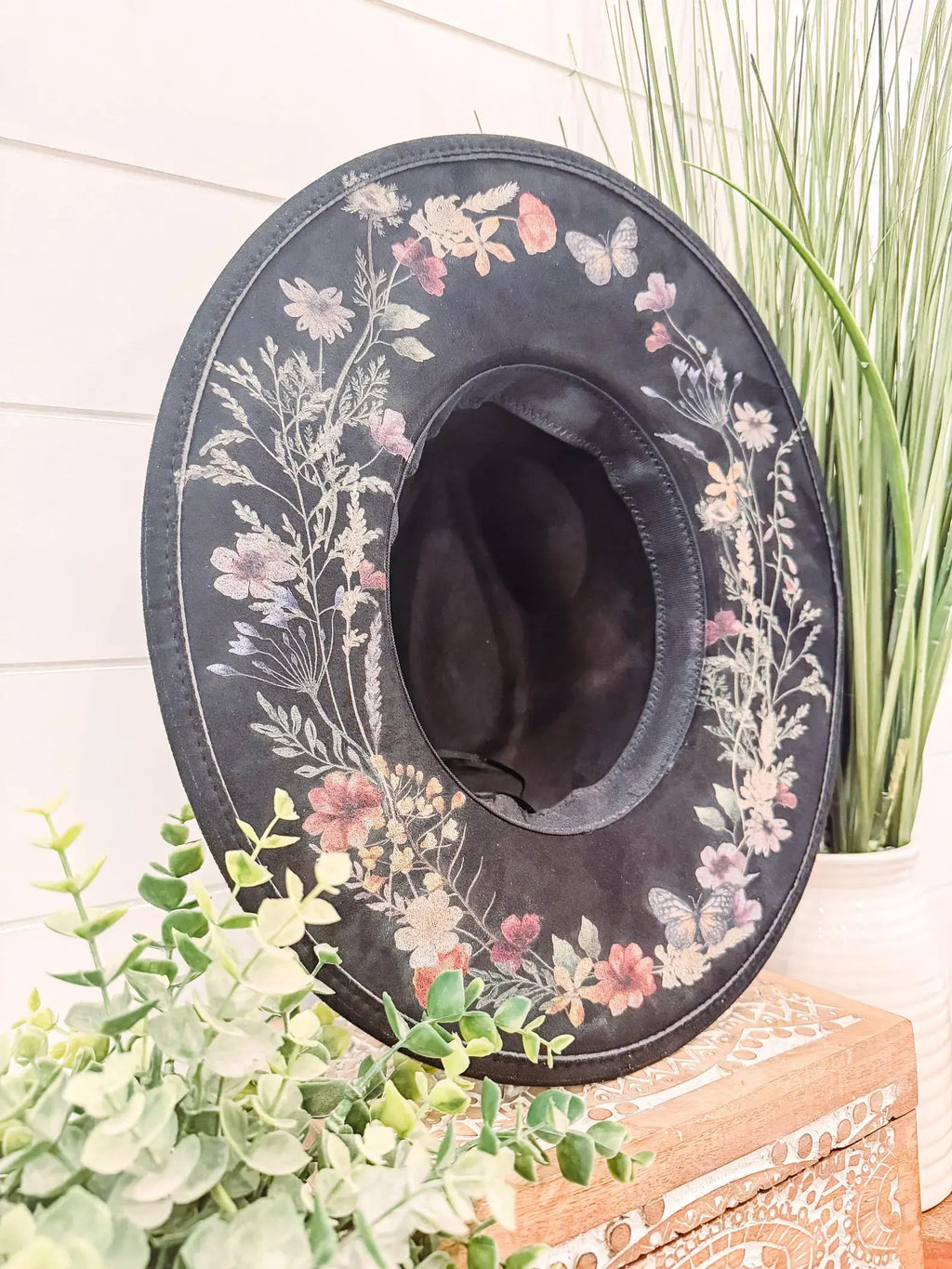 Floral Print Hat